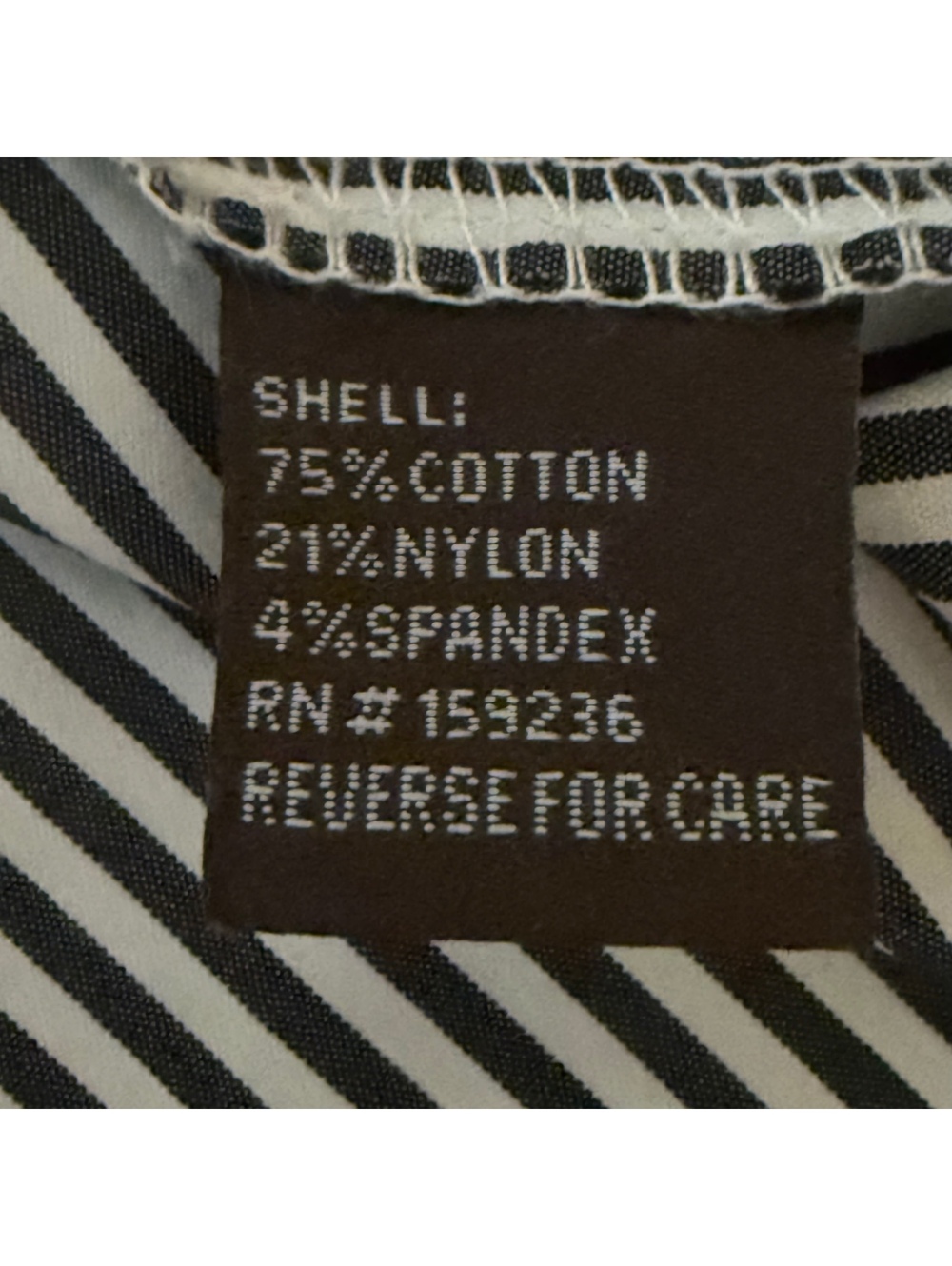 J.McLaughlin Flannery Striped Long Sleeve Collared Button Down SZ XL - Picture 4 of 8